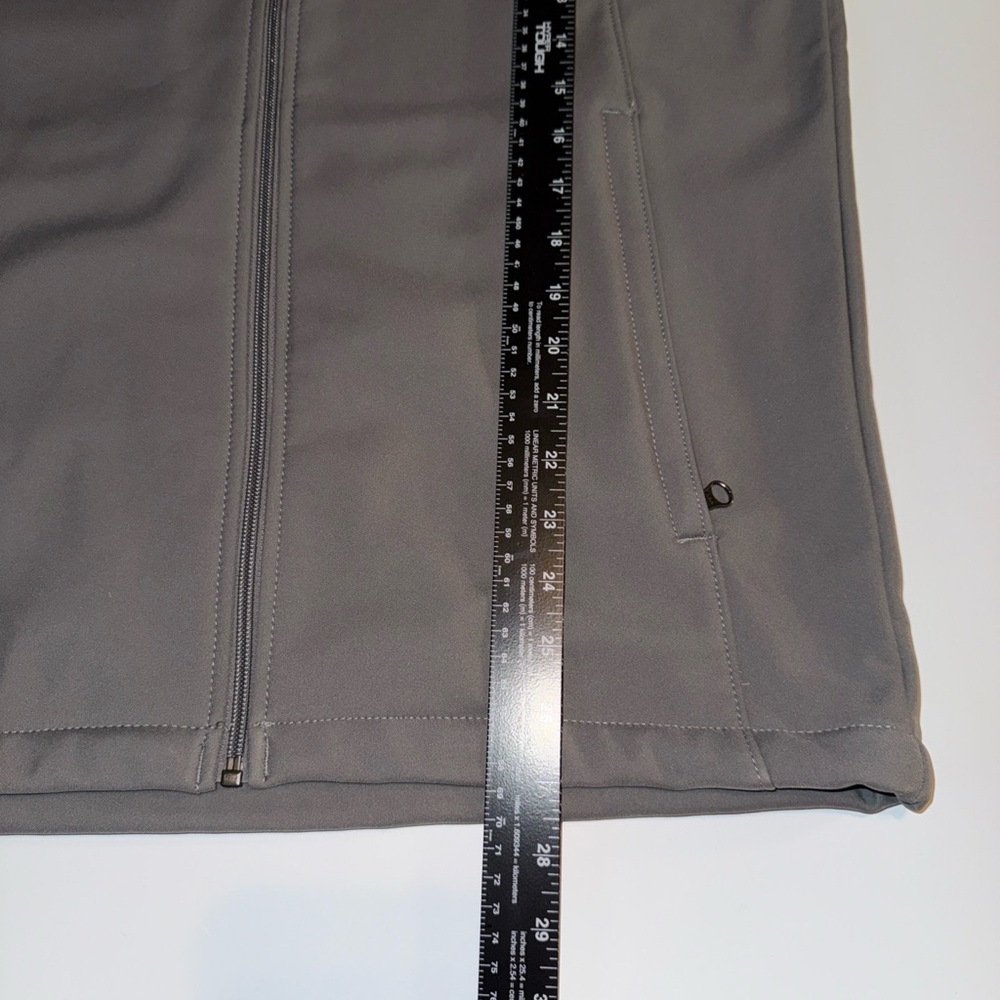Columbia Softshell Jacket Men's Size Small Gray Full Zip - Picture 7 of 8